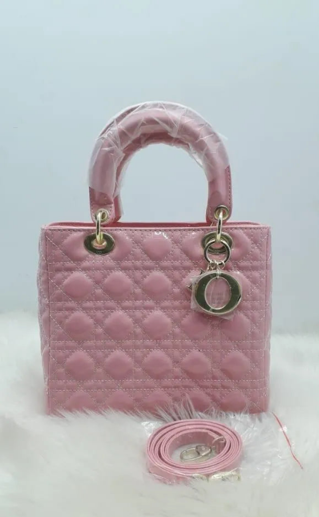 LADY DIOR SHINE MEDIUM HANDBAG