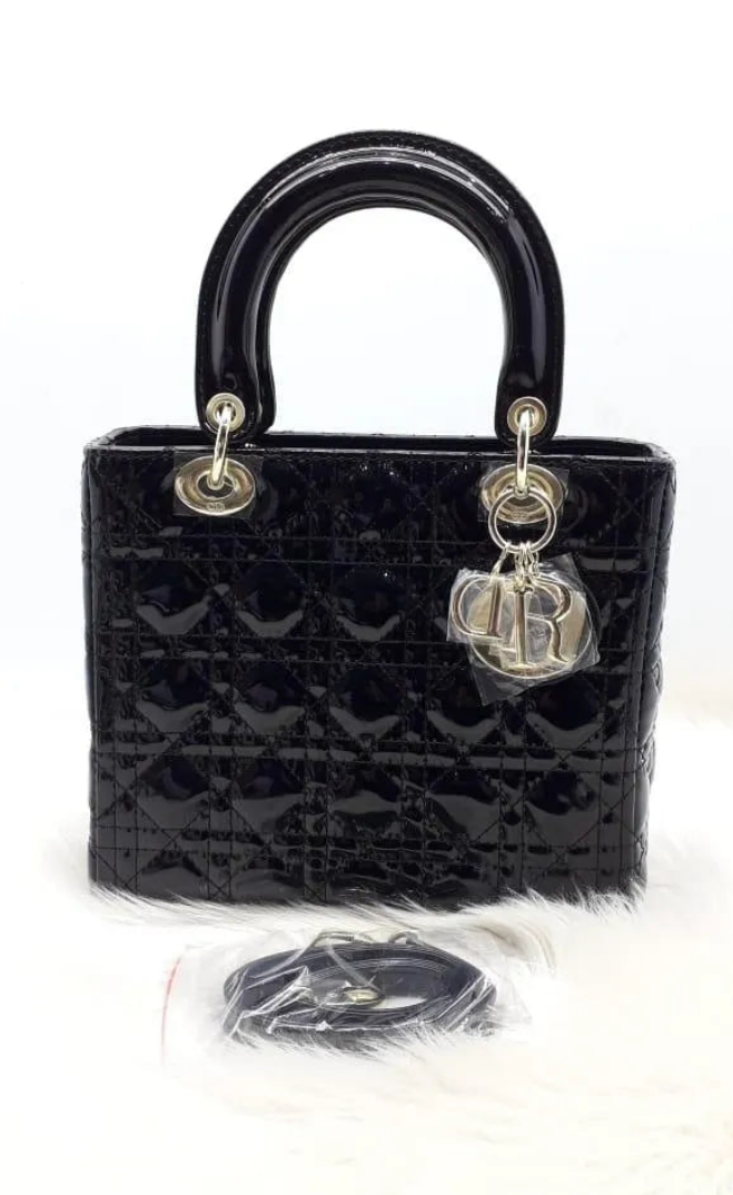 LADY DIOR SHINE MEDIUM HANDBAG