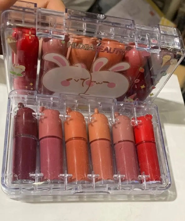 6pcs MATTE LIP GLOSS SET