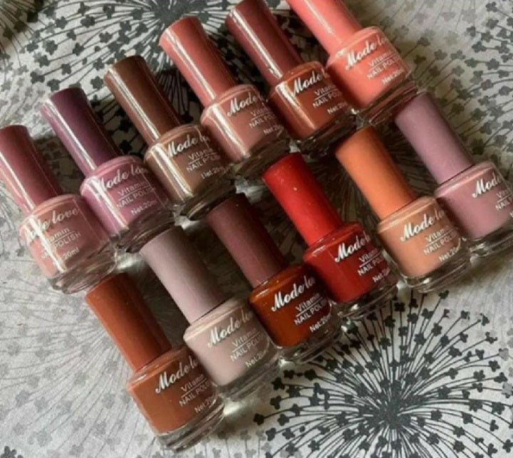 NUDE NAILPAINTS PACK OF 12