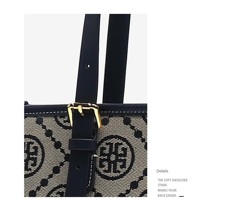 TB Crossbody Bag 2024 Trendy Large Capacity Handheld Printing Shoulder Bag Hundred Fashion Tote Bag Women's High Quality