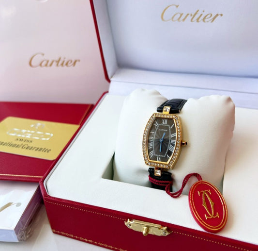 CARTIER TONNEAU DIAMOND LADIES WATCH